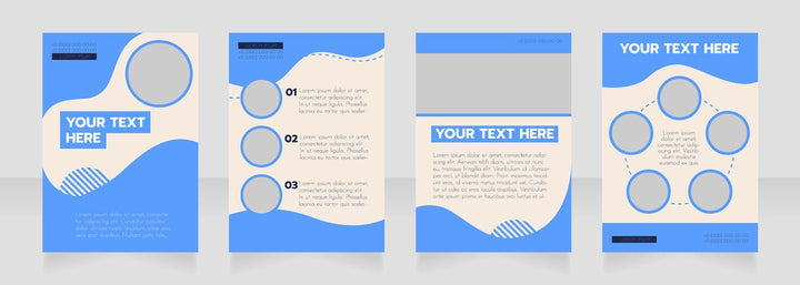 Brochure layout design template bundle
