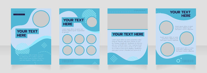 Brochure layout design template bundle