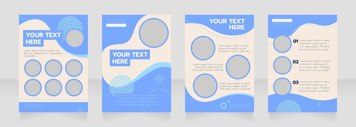 Brochure layout design template bundle