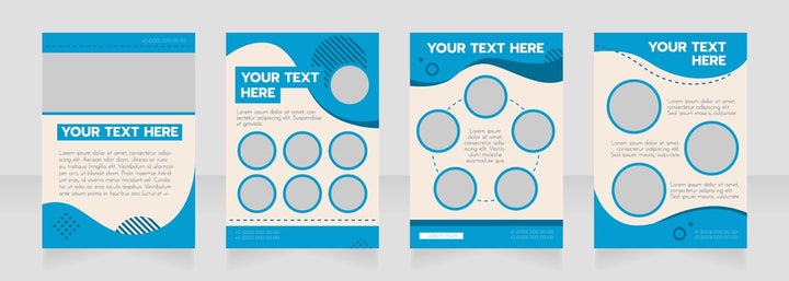 Brochure layout design template bundle