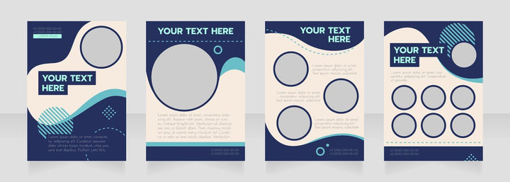 Brochure layout design template bundle
