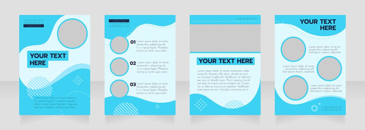 Brochure layout design template bundle