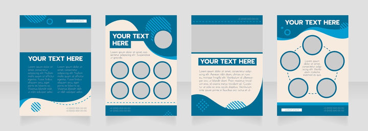 Brochure layout design template bundle