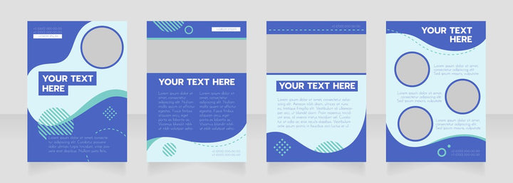 Brochure layout design template bundle