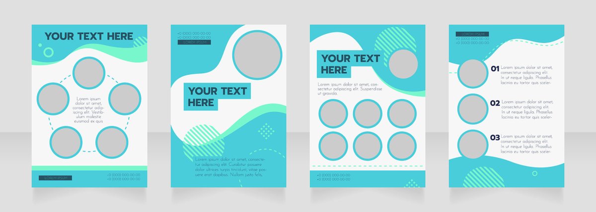 Brochure layout design template bundle