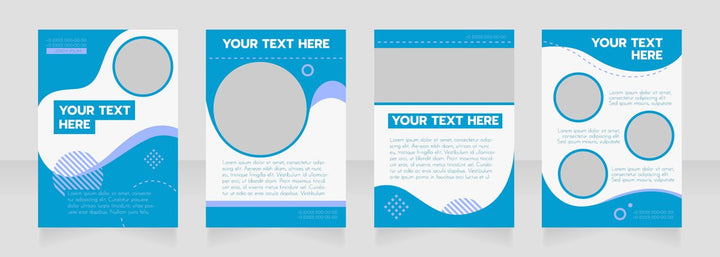 Brochure layout design template bundle