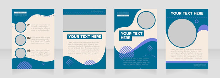 Brochure layout design template bundle