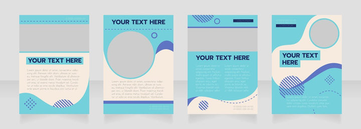 Brochure layout design template bundle