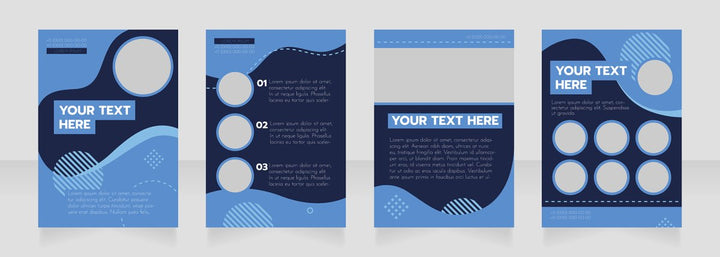 Brochure layout design template bundle