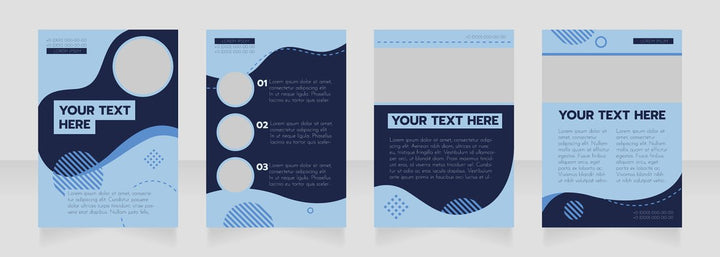 Brochure layout design template bundle