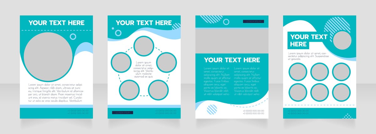 Brochure layout design template bundle