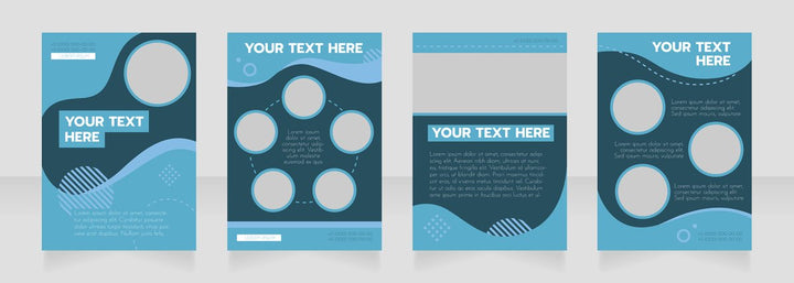 Brochure layout design template bundle