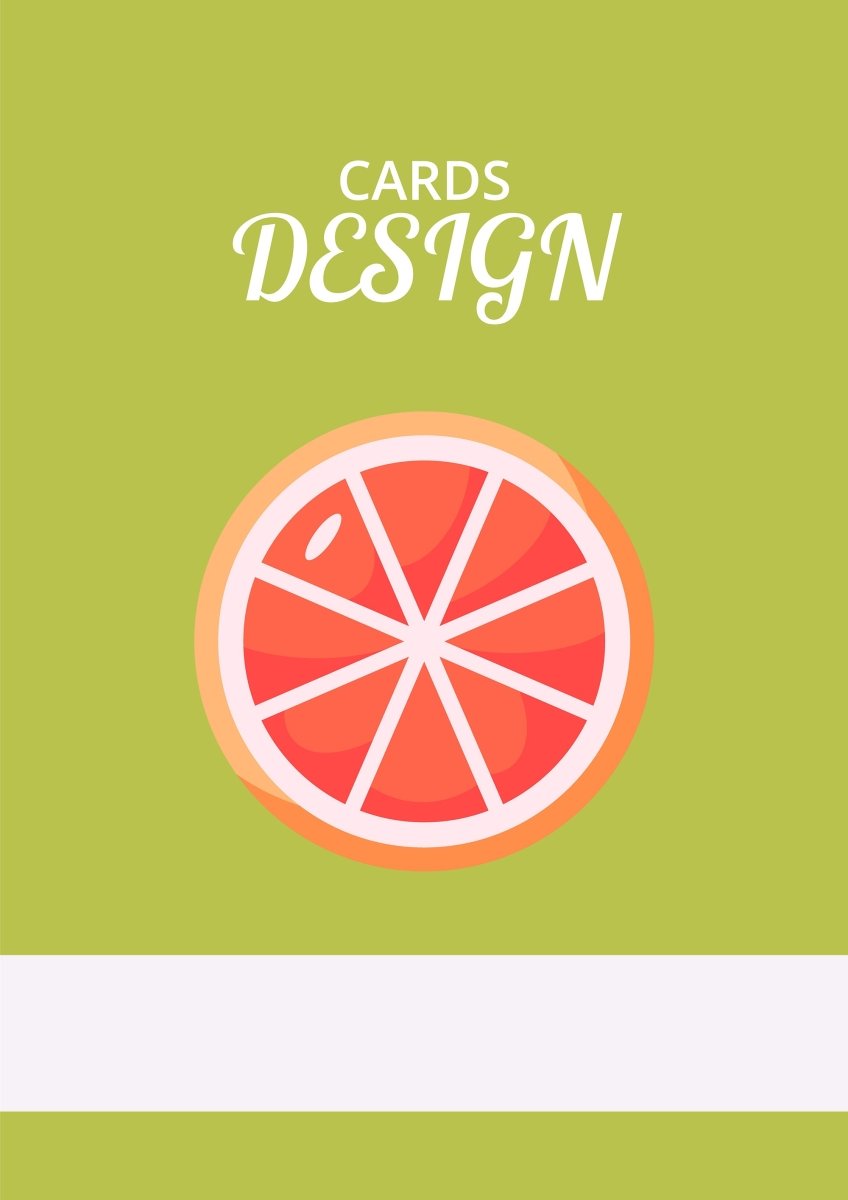 Brochure nutrition elements card bundle