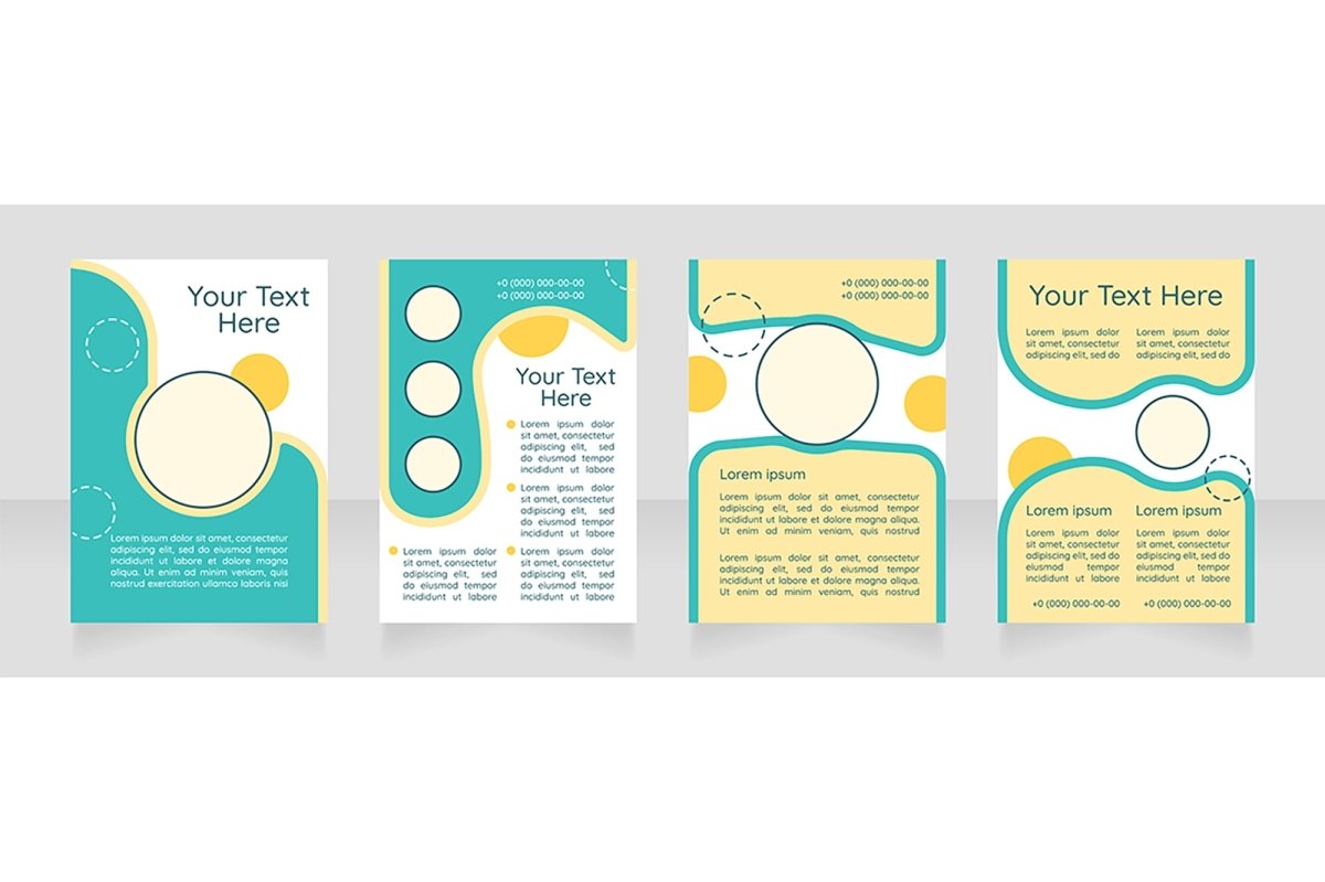 Brochure template layout design bundle