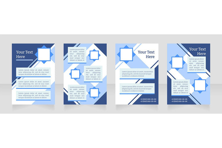Brochure template layout design bundle