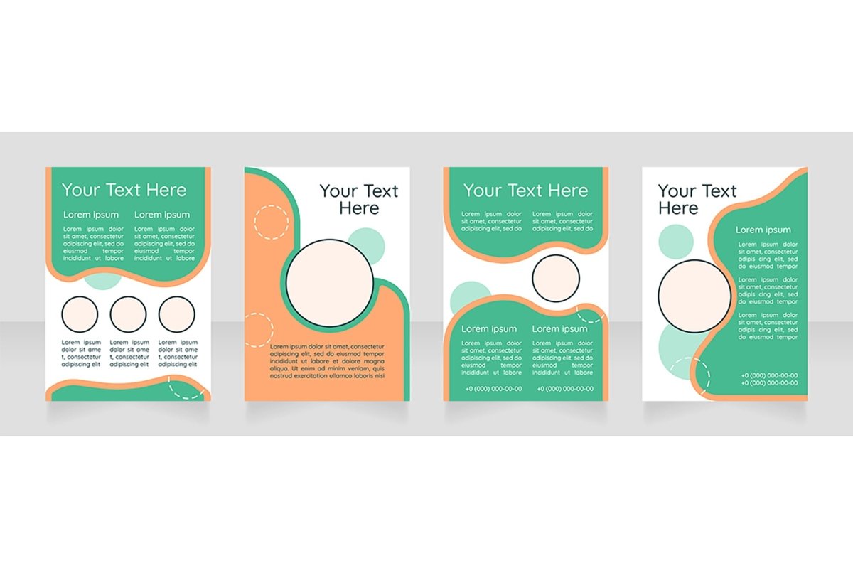 Brochure template layout design bundle
