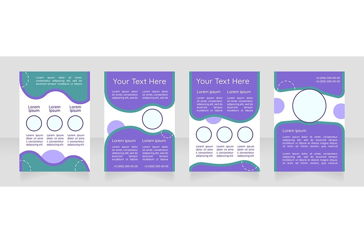 Brochure template layout design bundle