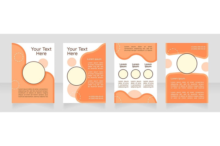 Brochure template layout design bundle