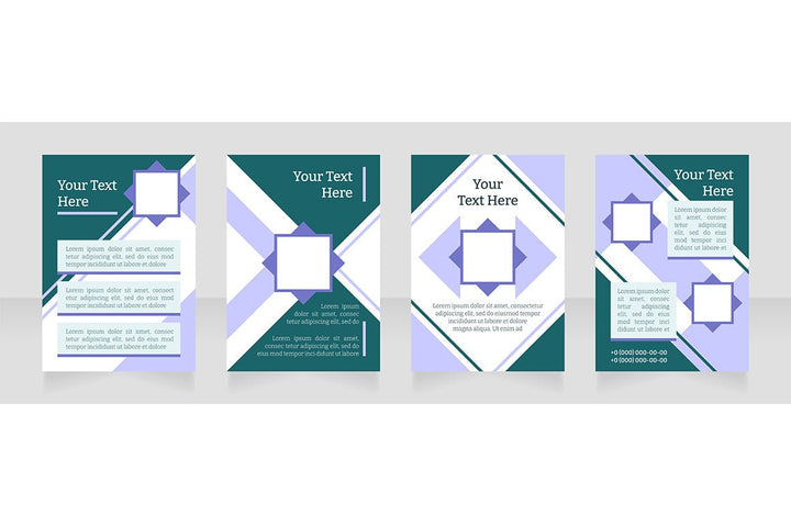 Brochure template layout design bundle