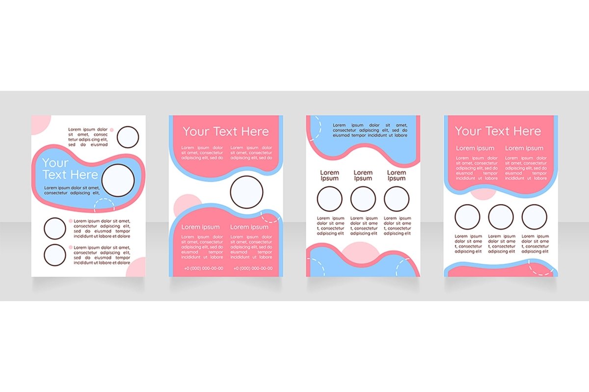 Brochure template layout design bundle