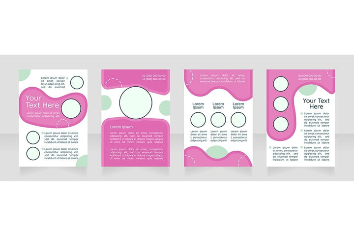 Brochure template layout design bundle