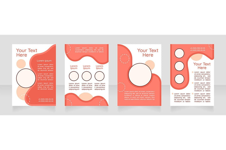 Brochure template layout design bundle
