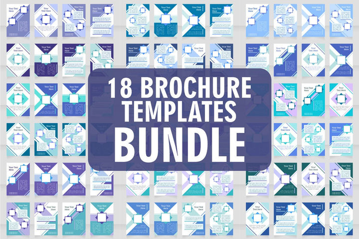 Brochure template layout design bundle