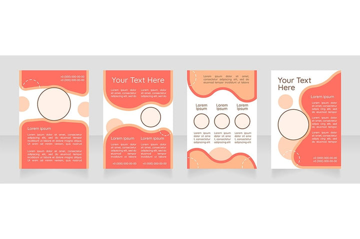 Brochure template layout design bundle