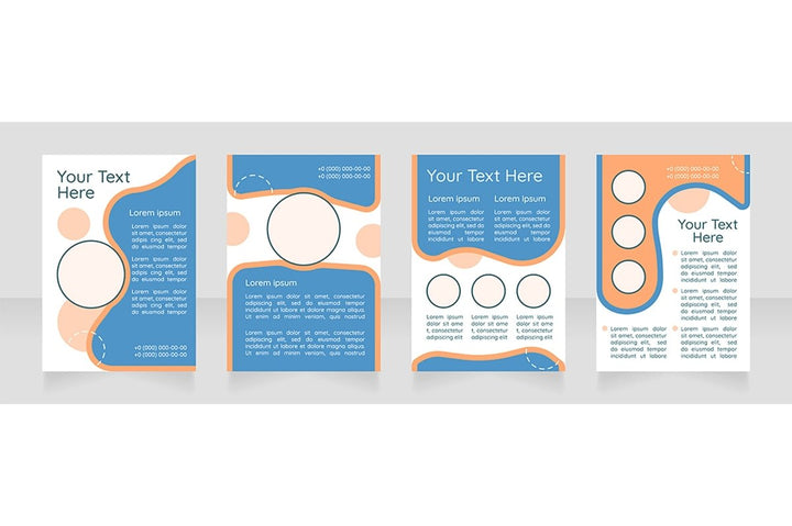 Brochure template layout design bundle