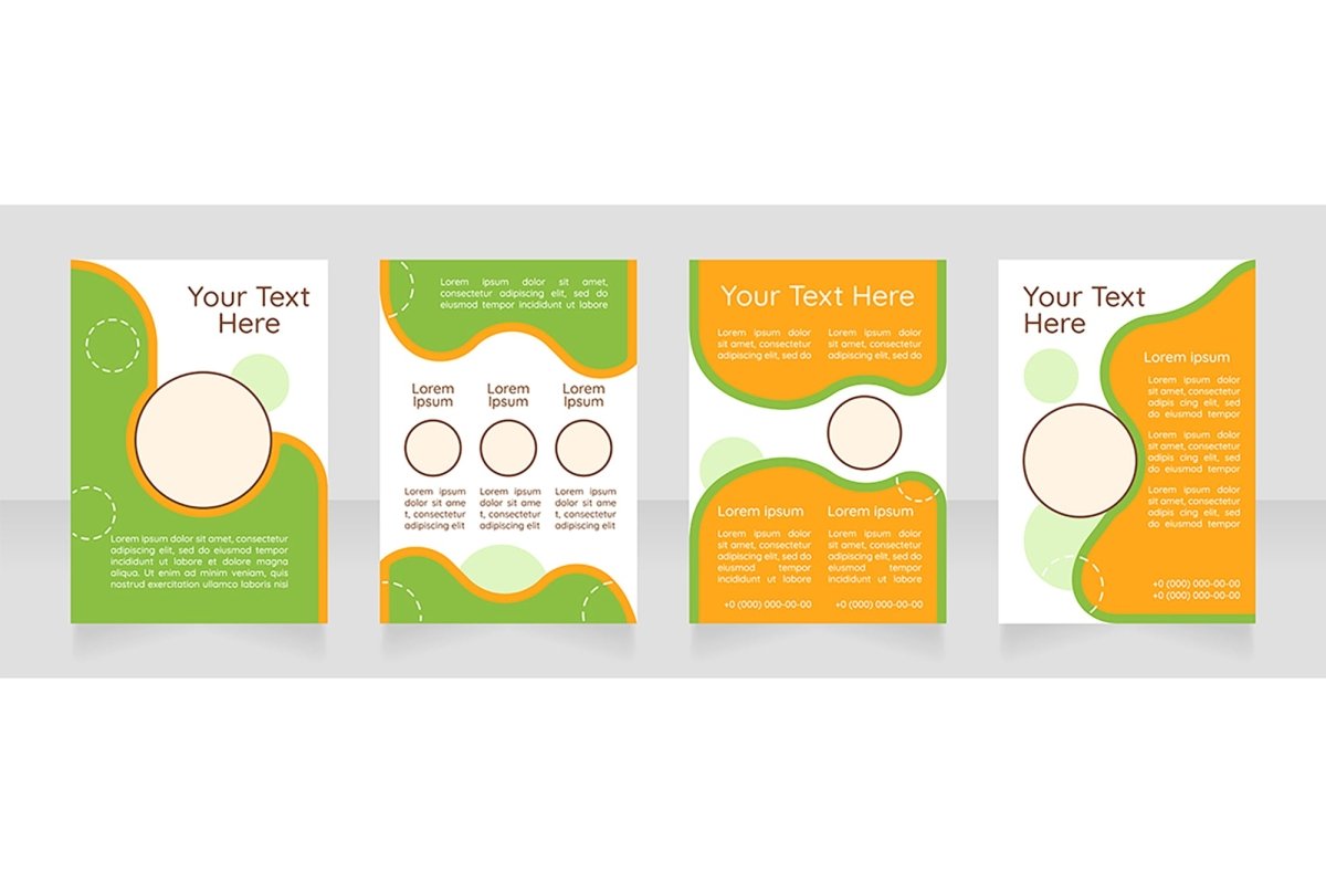 Brochure template layout design bundle