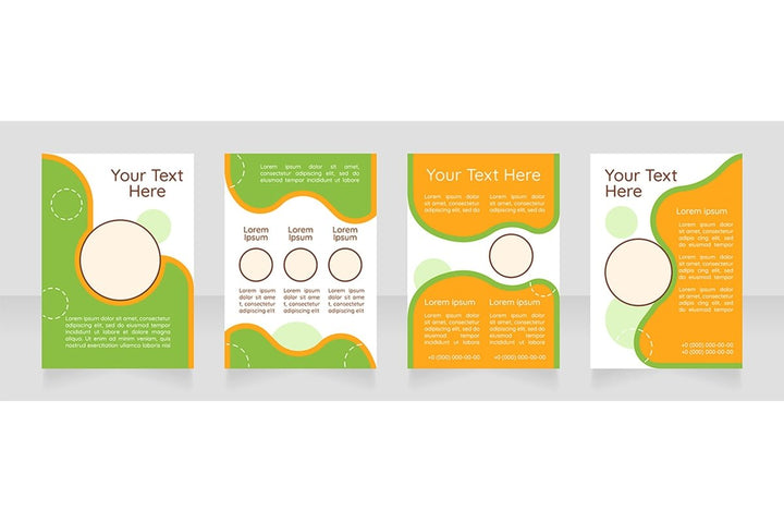 Brochure template layout design bundle