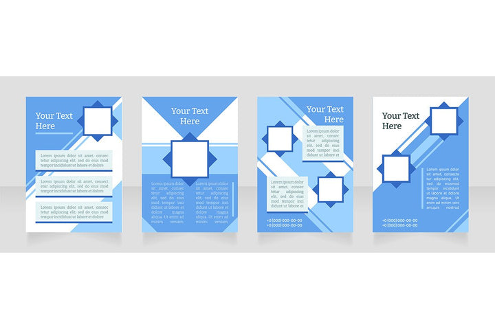 Brochure template layout design bundle