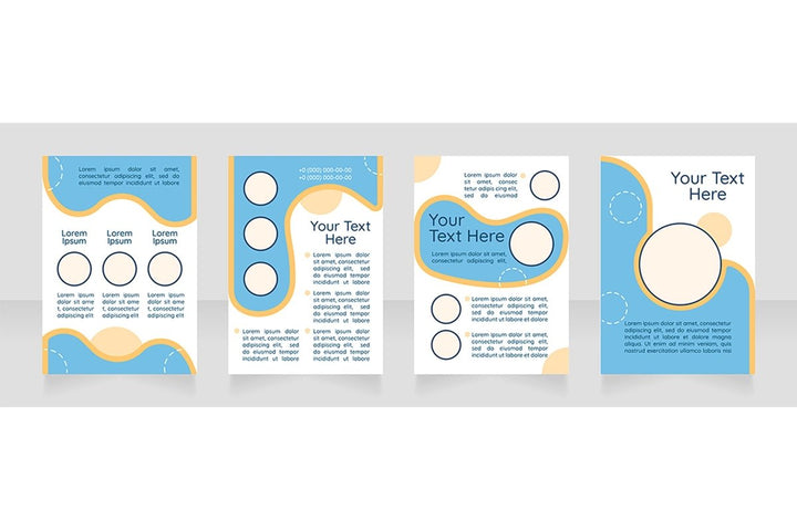 Brochure template layout design bundle