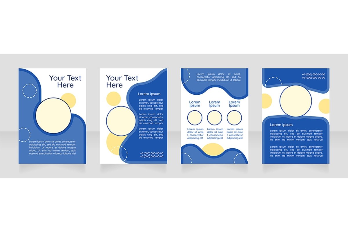 Brochure template layout design bundle