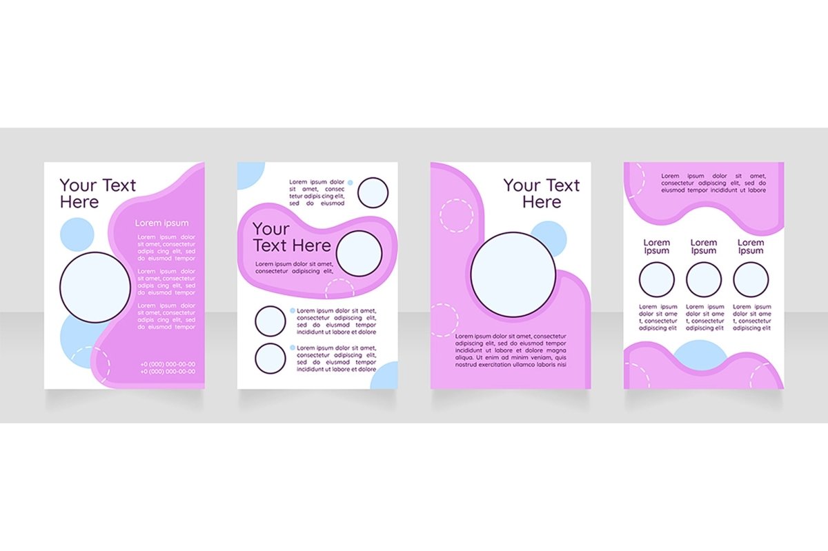 Brochure template layout design bundle