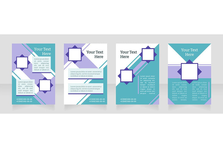 Brochure template layout design bundle