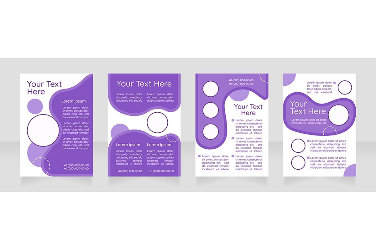 Brochure template layout design bundle
