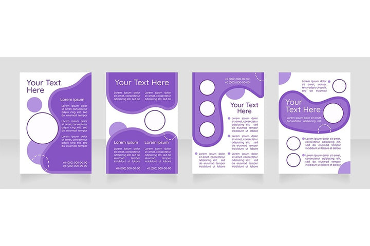 Brochure template layout design bundle