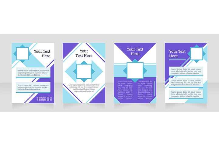 Brochure template layout design bundle