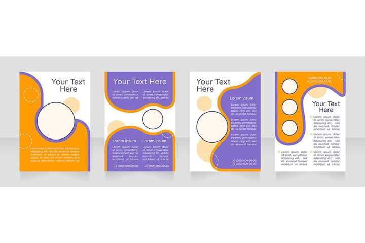 Brochure template layout design bundle