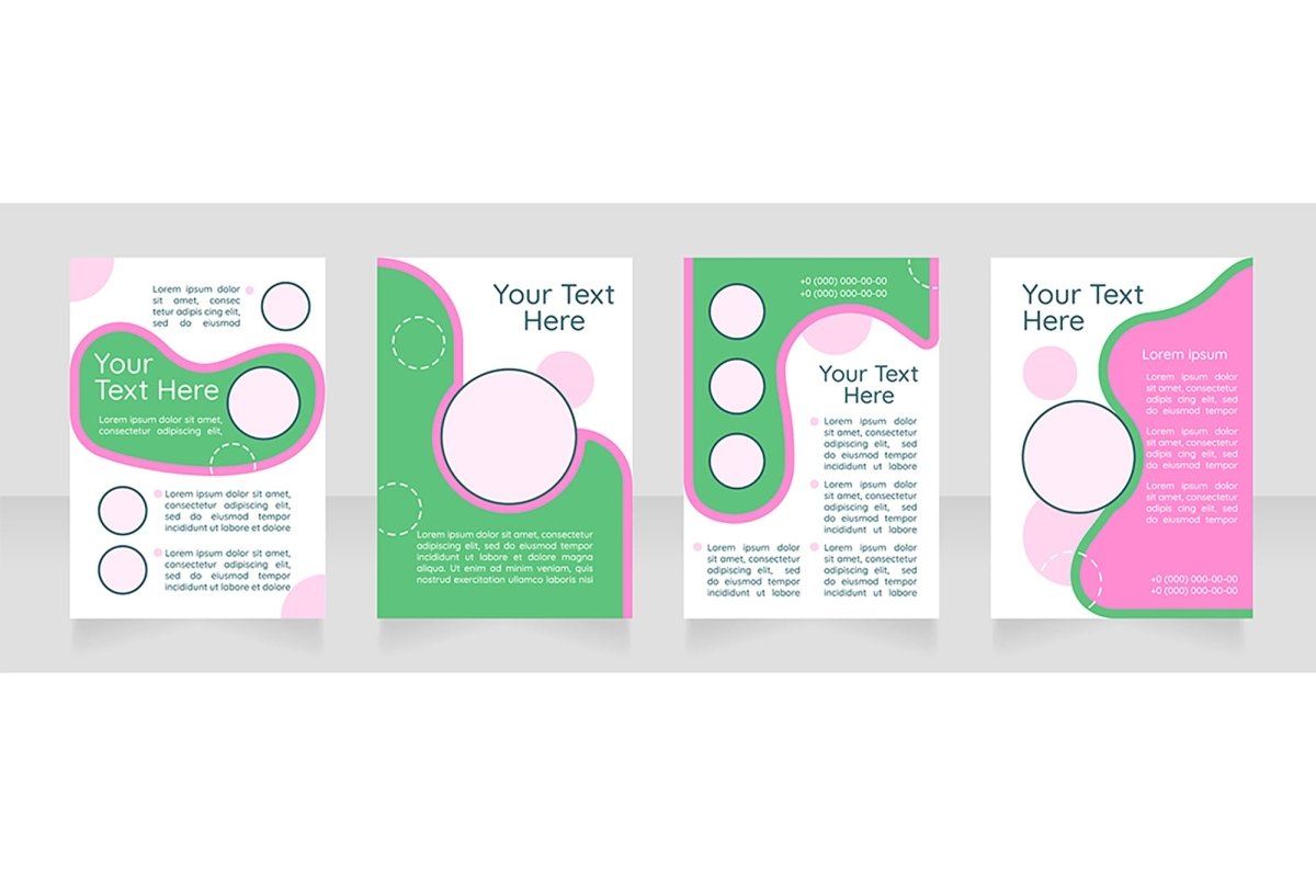 Brochure template layout design bundle