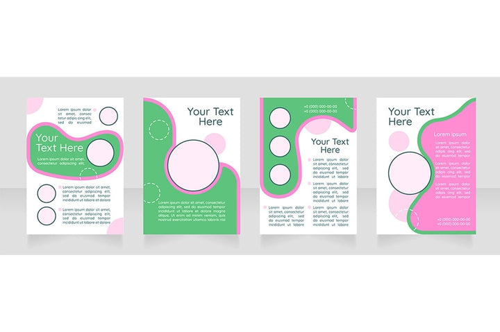 Brochure template layout design bundle