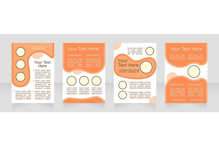 Brochure template layout design bundle