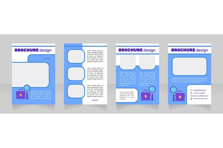 Build career brochure design bundle