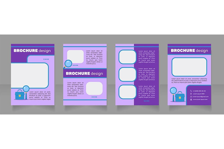 Build career brochure design bundle