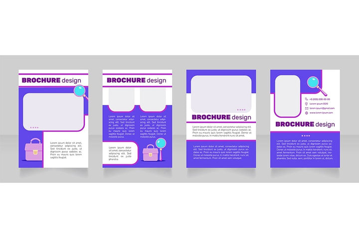Build career brochure design bundle