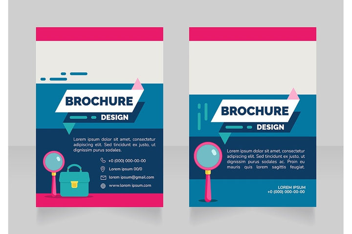 Build career brochure design bundle