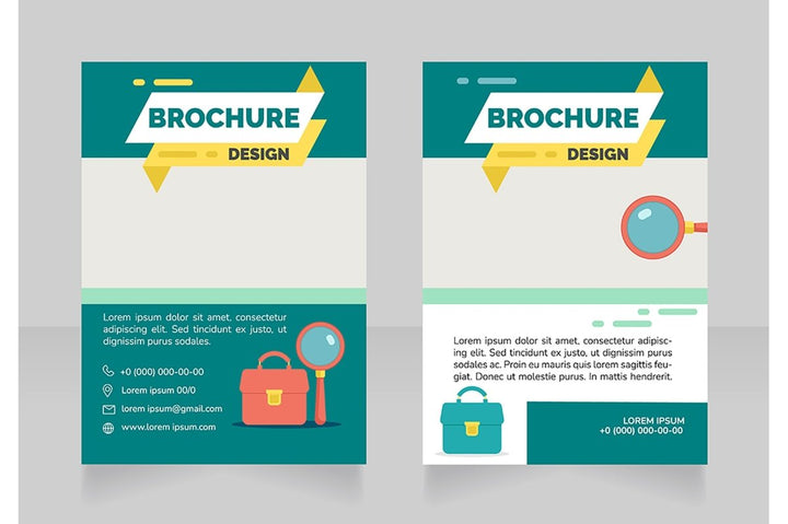 Build career brochure design bundle