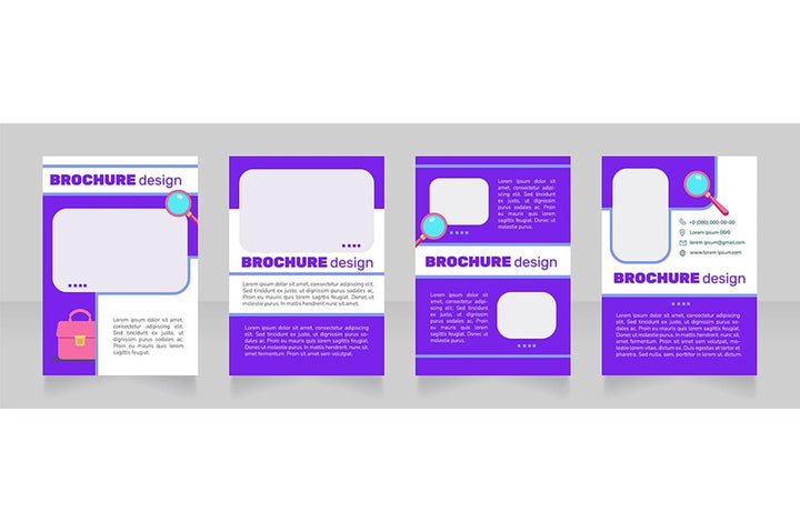 Build career brochure design bundle