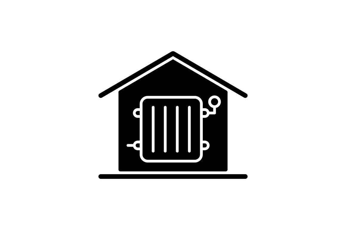 Building safety requirements black glyph icons set on white space